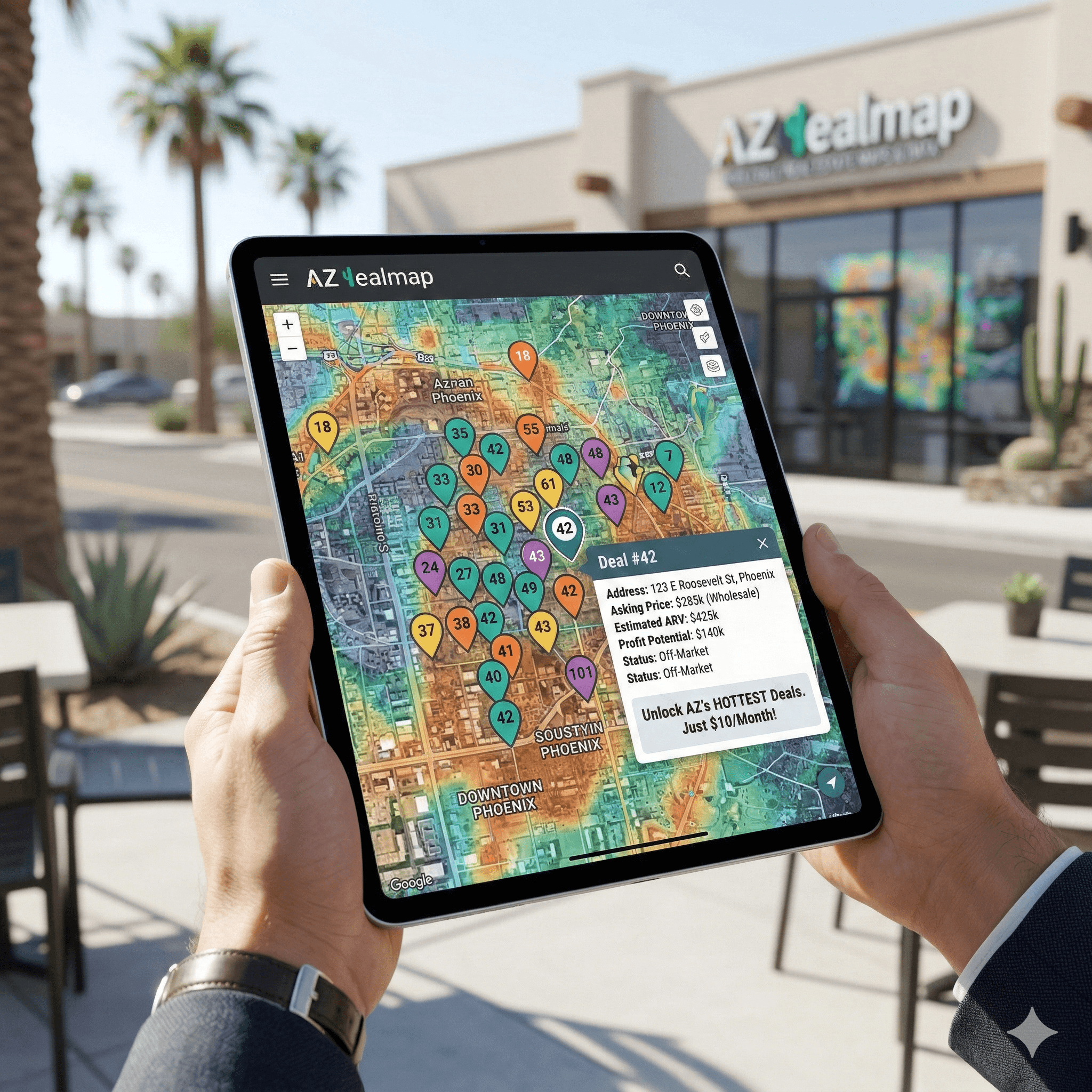 AZ Deal Map storefront preview